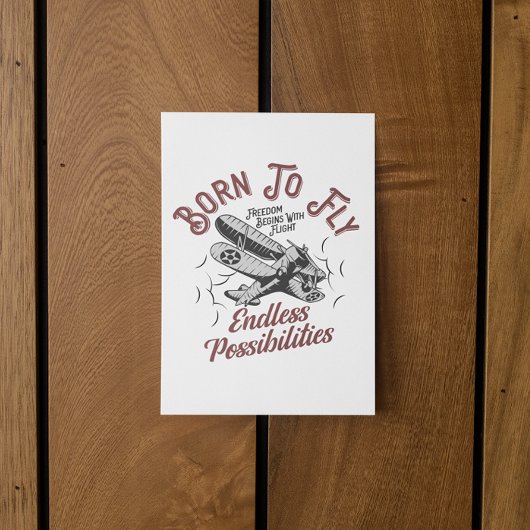 Born to Fly Briefkaart