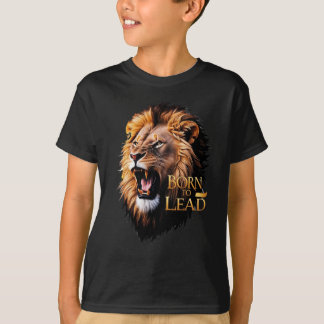 Born to Lead - Kinder Kleurenblok T-shirt met Ro