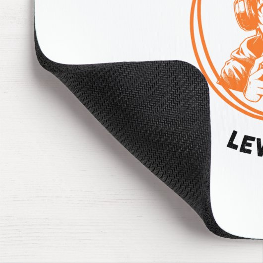 Born to Level Up Gaming Mousepad Muismat (Hoek)