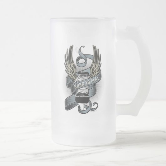 Born To Play II givré mug (Droit)