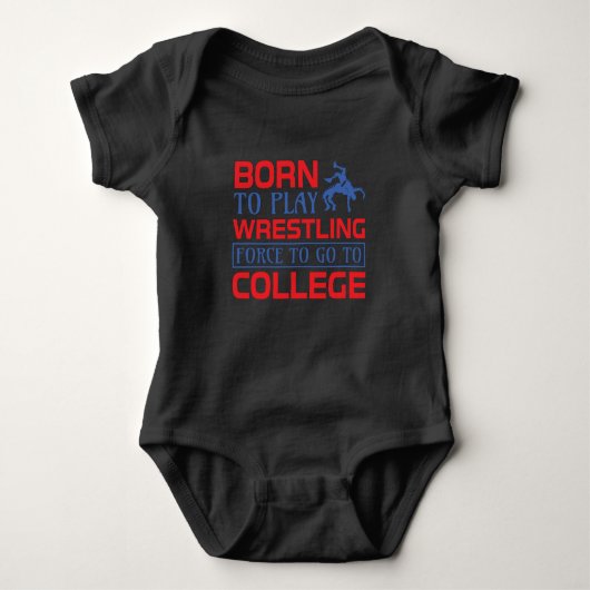 Born To Play Wrestling Romper (Voorkant)