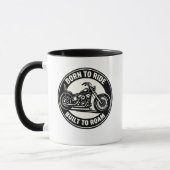 Born to Ride Built to Roam Chopper Mug (Gauche)