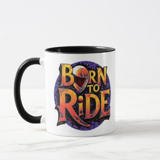 Born to Ride Mug (Gauche)