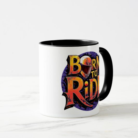 Born to Ride Mug (Devant droit)