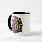 Born to Ride Mug Mok (Voorkant links)