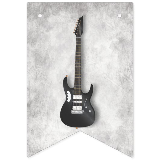 Born to Rock - Bannière de Baby shower bunker (Premier drapeau)