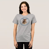Born To Run...Forced To Puppy Training Tri-Blend Shirt (Voorkant volledig)