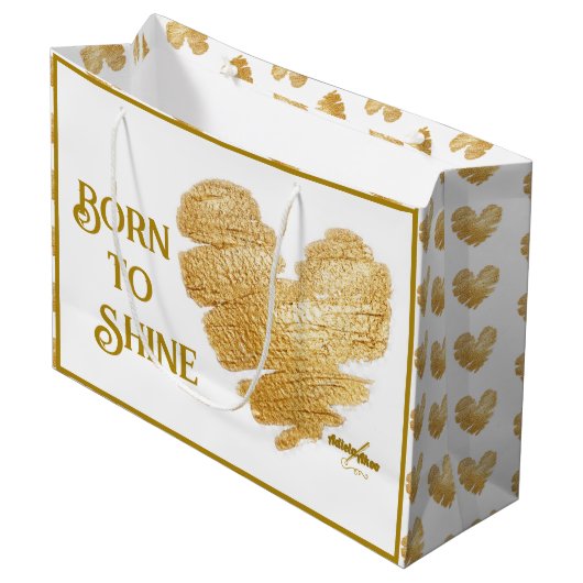 Born to Shine grote cadeautas (Voorkant Gekanteld)