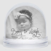 Born to Sleigh Baby Photo Birth Stats Christmas (Avant)