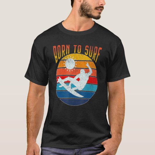 Born To Surf Summer T-shirt (Voorkant)