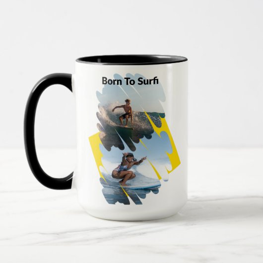 Born to Surf Tea Mug (Gauche)
