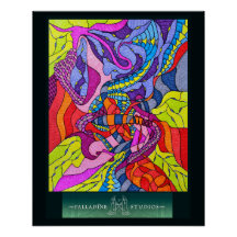 'Born to Walk Alone' Glossy Poster