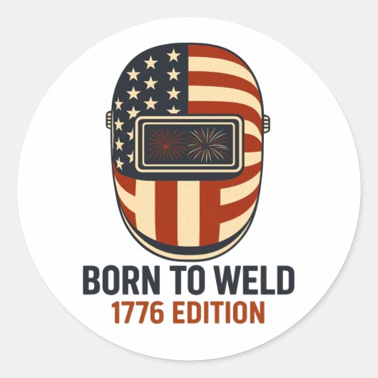 Born To Weld - Stickers (Devant)
