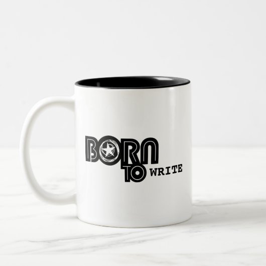 Born to Write - mug (Gauche)
