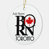 BORN Toronto  Keramisch Ornament (Links)