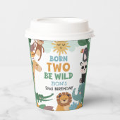 Born Two Be Wild Boy  Papieren Bekers (Voorkant)
