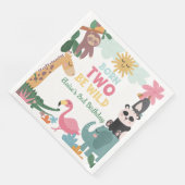 Born Two Be Wild Pink Servet (Hoek)