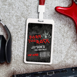 Born Two Rock - 2e verjaardag VIP All Access Badge