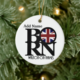 BORN Walton-On-Thames Keramisch Ornament