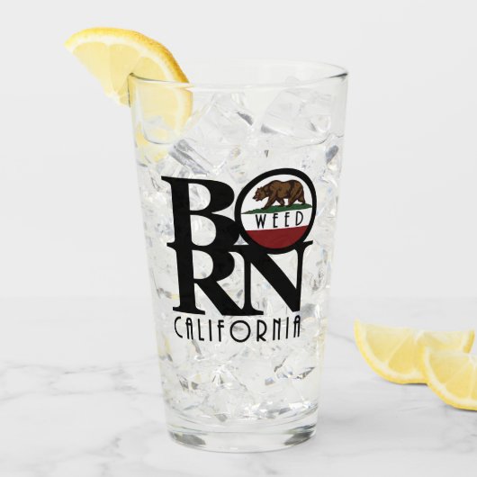 BORN Weed California Glas (Voorkant ijs)