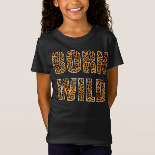 Born wild cheetah Dierenvriend cadeau T-shirt