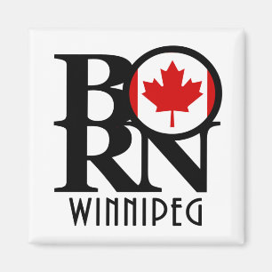 BORN Winnipeg Canada Magneet