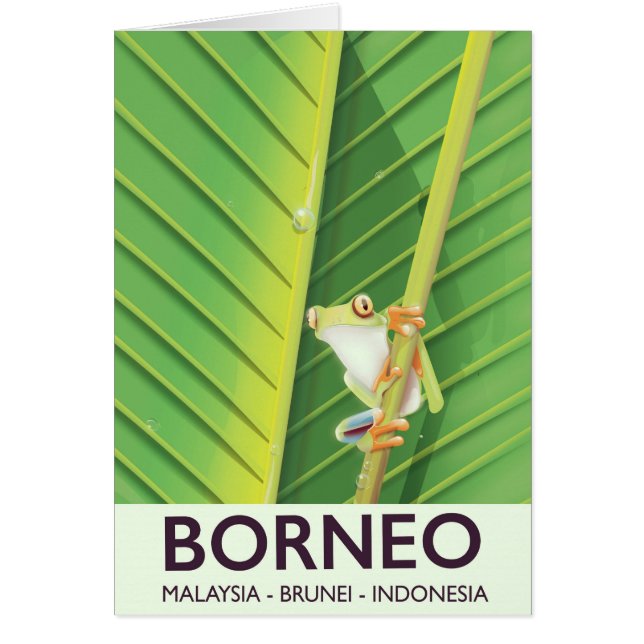 Borneo Gifkikker reisposter (Voorkant)