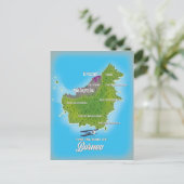 Borneo Kaart (Staand voorkant)