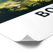 Borneo Maleisië Reisprint Poster (Hoek)