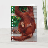  Borneo orangutan Kaart (Voorkant)