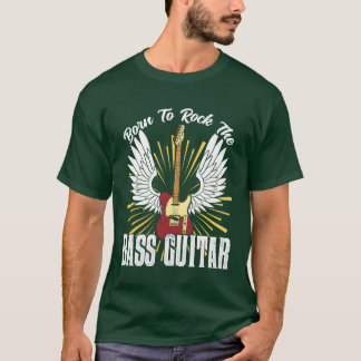 Borno Rockhe Bass Guitar Musician Music Band frien T-shirt