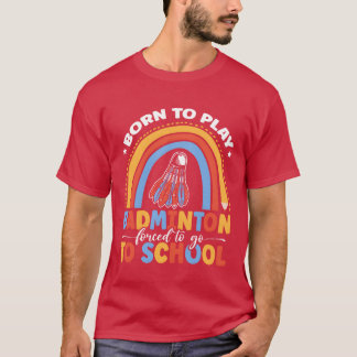 Borno Speelt Badminton Gedwongen Sport School Kind T-shirt
