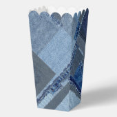 Boro Blue Jean Patchwork Denim Shibori Bedankdoosjes (Voorkant)