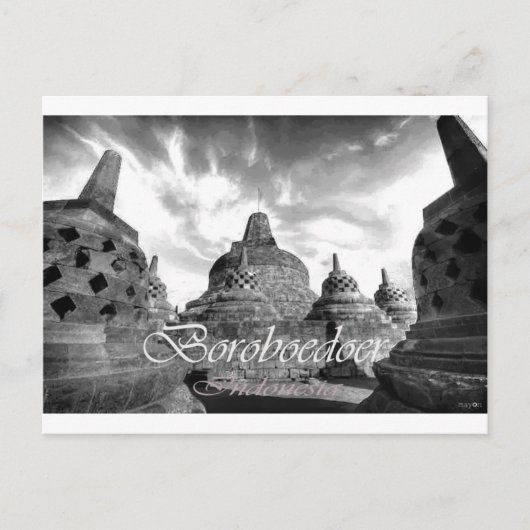 Boroboedoer Tample-serie Briefkaart (Voorkant)