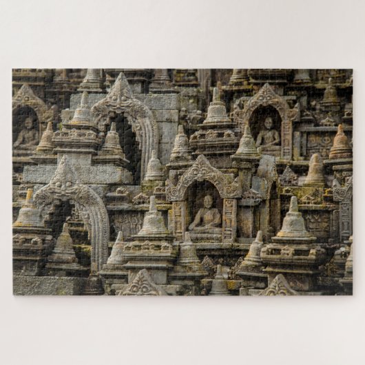 borobudur tempelpuzzel legpuzzel (Horizontaal)