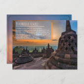 Borobudur Temple 2 Briefkaart (Voorkant / Achterkant)