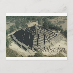 Borobudur Temple Screnary Briefkaart