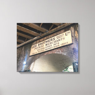 Borough Market London England UK Photo Art Canvas Afdruk
