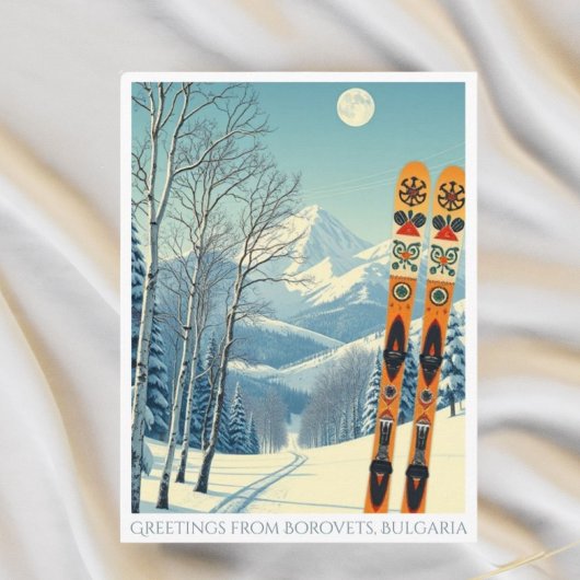 Borovets, vacances de ski en Bulgarie carte postal