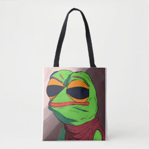 Borpa & Badly Drawn Pepe Meme Canvas tas