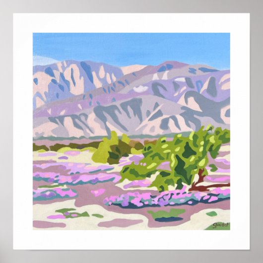 Borrego Superbloom  Poster (Voorkant)