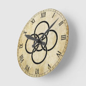 Borrogemiddelde kruisingen ronde klok (Hoek)