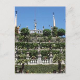 Borromeo Palace in Stresa, Italië Briefkaart