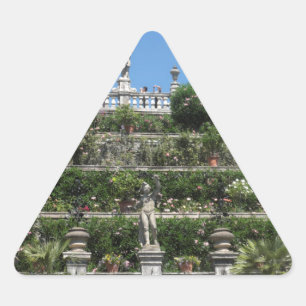 Borromeo Palace in Stresa, Italië Driehoek Sticker