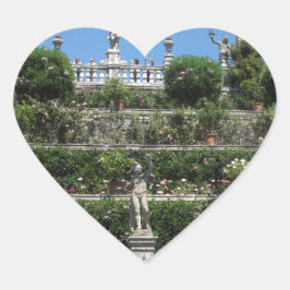 Borromeo Palace in Stresa, Italië Hart Sticker