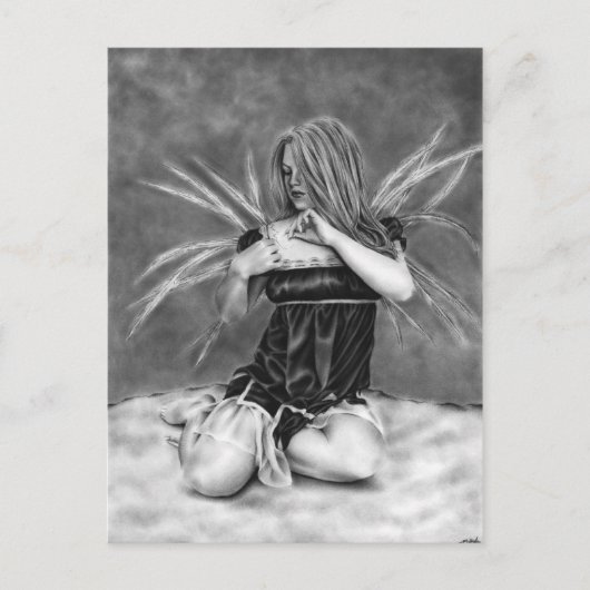 Borrowed Wings Angel Briefkaart (Voorkant)