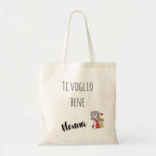 Borsa Ti voglio bene Nonna - maschietto Tote Bag