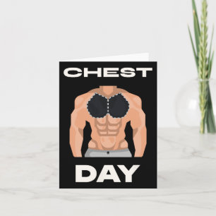 Borst Dag Bench Press Pecs Bodybuilding Kaart