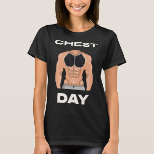 Borst Dag Bench Press Pecs Bodybuilding T-shirt