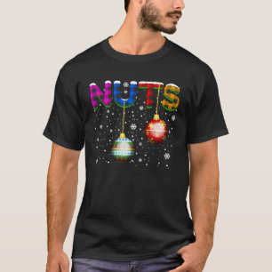 Borst en noten Ongeschikte koppels Kerstmat T-shirt